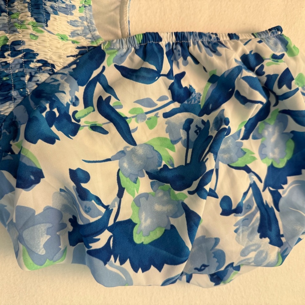 Pretty Garden Blue Floral Maxi Dress XL, NWT - Picture 6 of 16